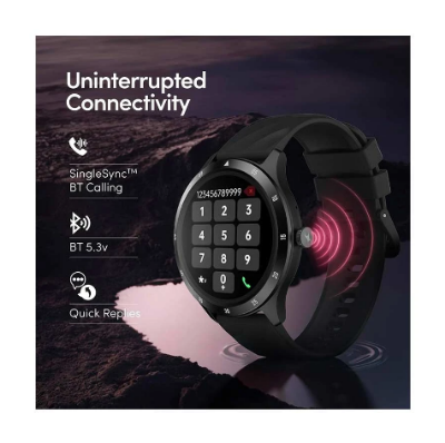Picture of Fastrack Jupiter Flex Black Bluetooth Calling Smart Watch