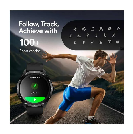 Picture of Fastrack Jupiter Flex Black Bluetooth Calling Smart Watch