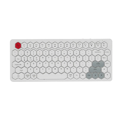 Picture of GEEZER Phoenix White Bluetooth (Dual-Mode) Keyboard