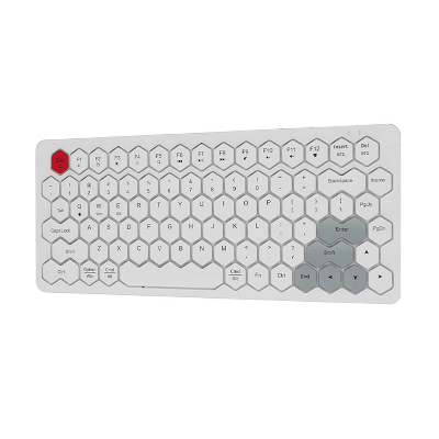 Picture of GEEZER Phoenix White Bluetooth (Dual-Mode) Keyboard