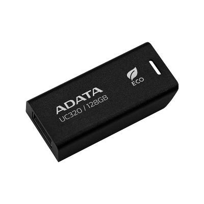 Picture of ADATA UC320 128GB USB 3.2 Black Pen Drive #UC320-128G-RBK/BK