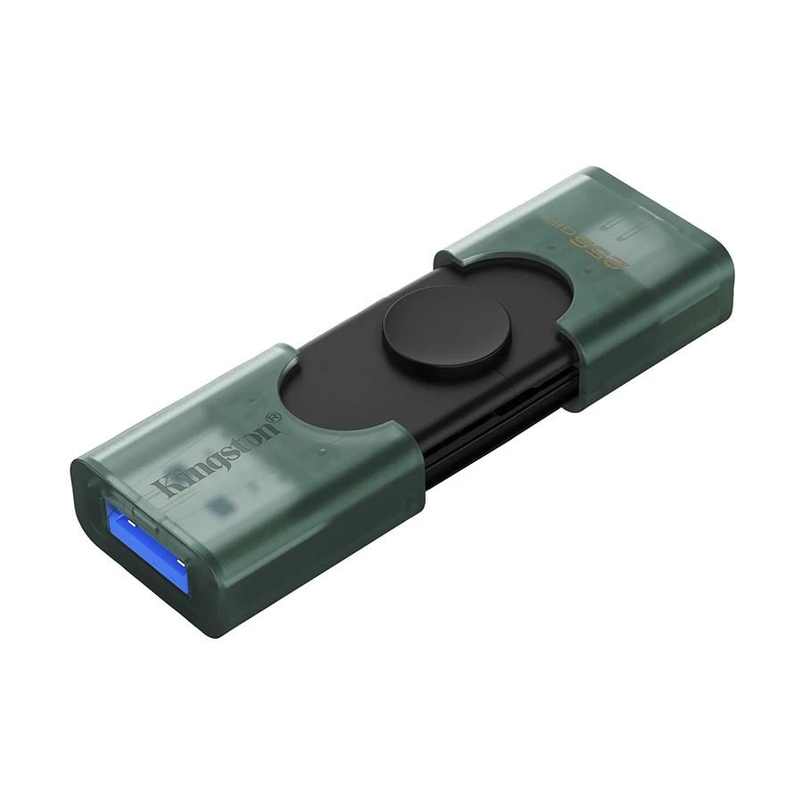 Picture of কিংস্টন DataTraveler Duo 256GB USB 3.2 Gen 1 & Type-C OTG Pen Drive #DTDEG2/256GB
