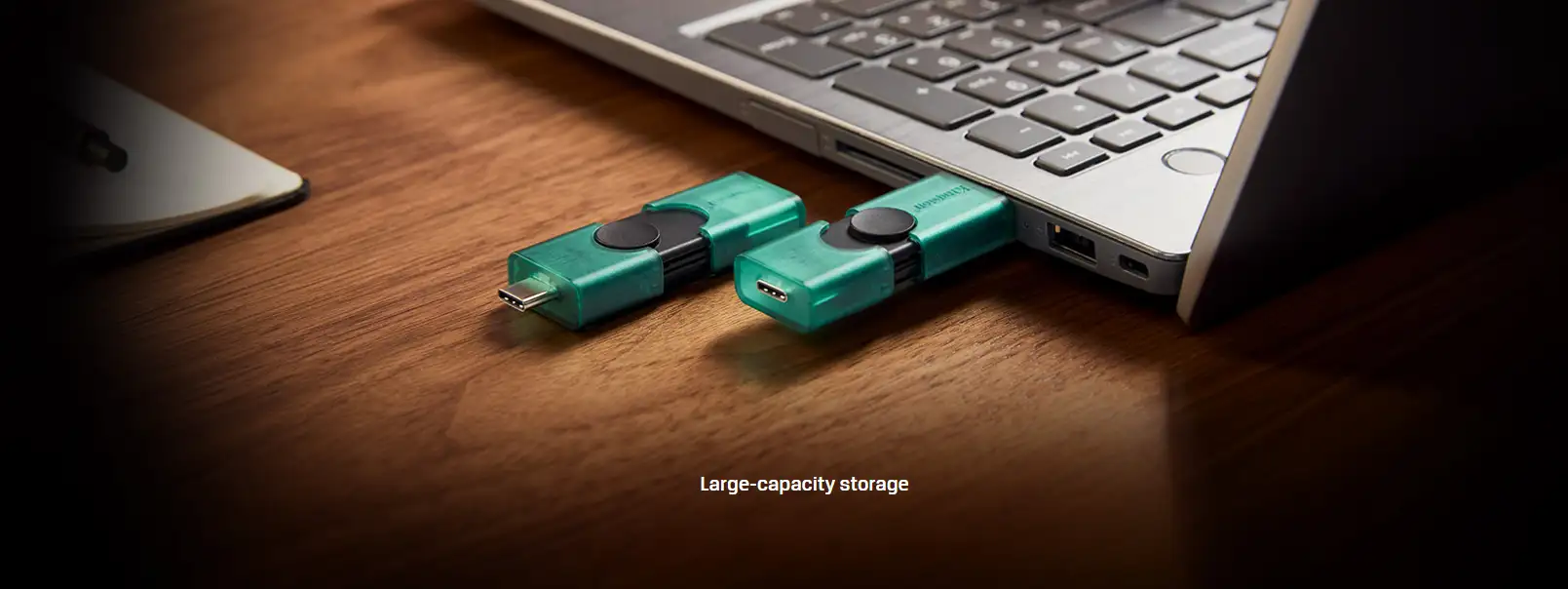 Picture of কিংস্টন DataTraveler Duo 256GB USB 3.2 Gen 1 & Type-C OTG Pen Drive #DTDEG2/256GB