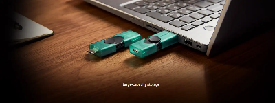 Picture of কিংস্টন DataTraveler Duo 256GB USB 3.2 Gen 1 & Type-C OTG Pen Drive #DTDEG2/256GB