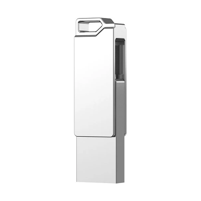 Picture of Hiksemi Sync HS-USB-E327C 64GB USB 3.2 & Type-C Silver Pen Drive