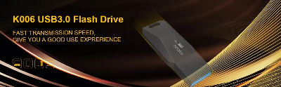 Picture of OSCOO K006 64GB USB 3.0 Gen 1 Gray Pen Drive