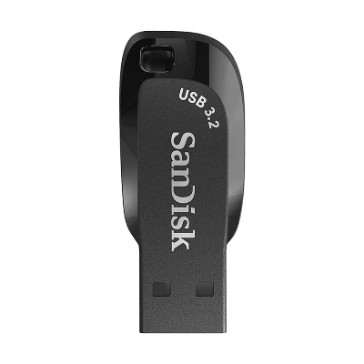 Picture of SanDisk 128GB Ultra Shift USB 3.2 Gen 1 Black Pen Drive # SDCZ410-128G-G46