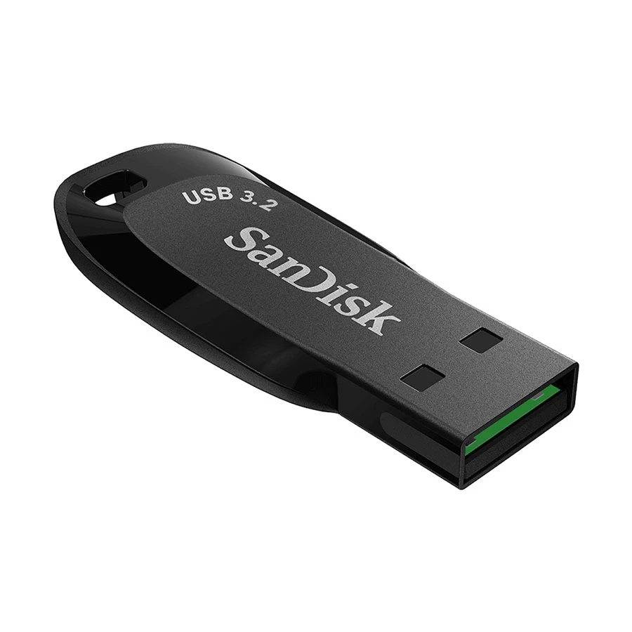 Picture of SanDisk 128GB Ultra Shift USB 3.2 Gen 1 Black Pen Drive # SDCZ410-128G-G46