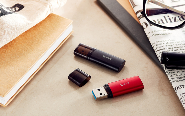 Picture of Apacer AH25B 128GB USB 3.2 Gen1 Black RP Pen Drive
