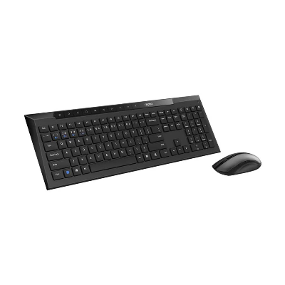 Picture of Rapoo 8210M BLACK Wireless Keyboard & Mouse Combo