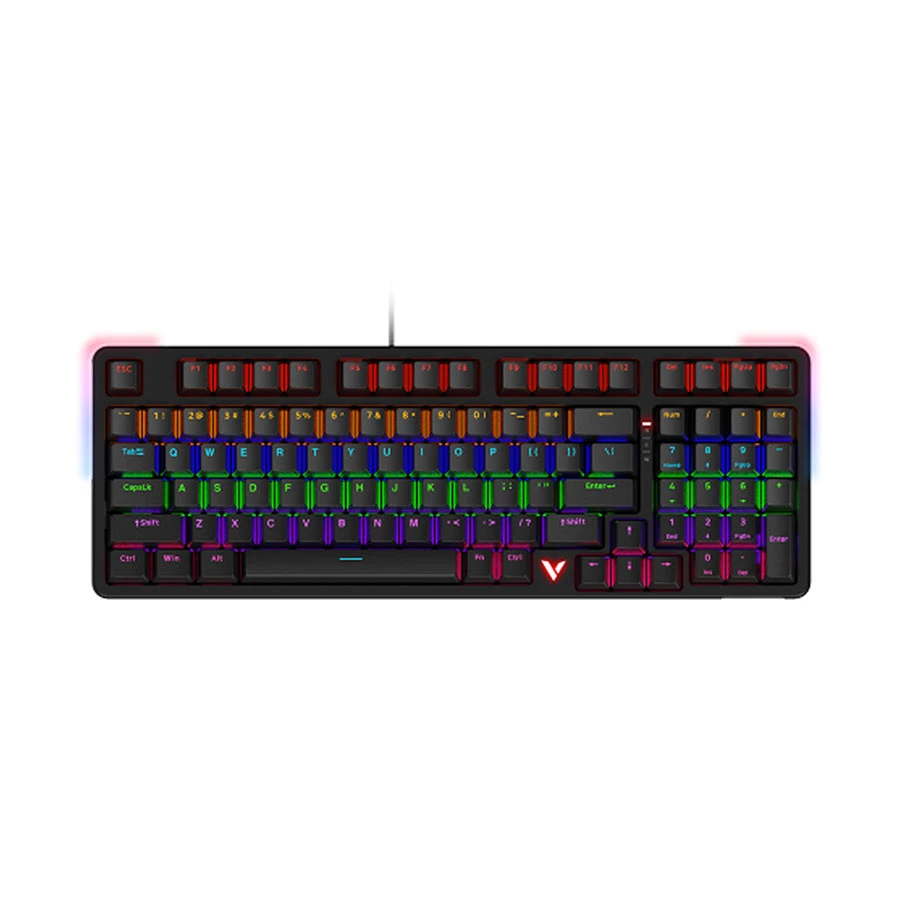 Picture of Rapoo V500PRO-98 RGB Wired Black (Red Switch) Mechanical Gaming Keyboard