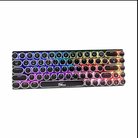 Picture of Pc Power Punk Mini RGB Tri Mode Hot Swap (Blue Switch) Black Mechanical Gaming Keyboard