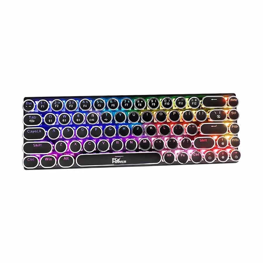 Picture of Pc Power Punk Mini RGB Tri Mode Hot Swap (Blue Switch) Black Mechanical Gaming Keyboard