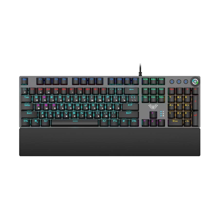 Picture of AULA F2058 (Blue Switch) Wired Black Mechanical Gaming Keyboard