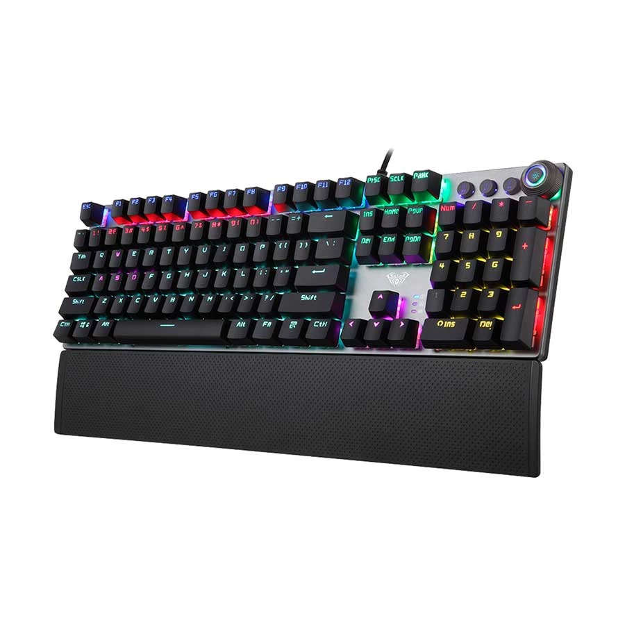 Picture of AULA F2058 (Blue Switch) Wired Black Mechanical Gaming Keyboard