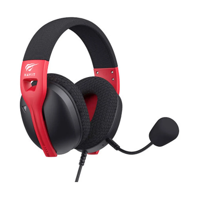 Picture of Havit Fuxi-H5d Wired Black & Red Gaming Headphone