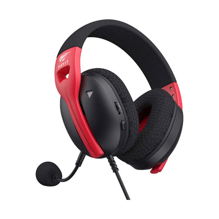 Picture of Havit Fuxi-H5d Wired Black & Red Gaming Headphone
