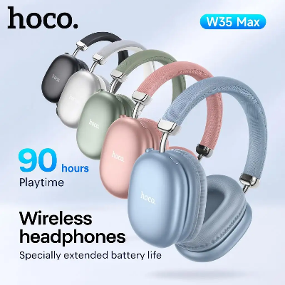 Picture of Hoco W35 Max Silver/Black Bluetooth Headphone