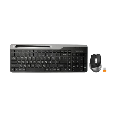 Picture of A4TECH FB2535C Fstyler Smoky Grey Wireless Keyboard & Mouse Combo with Bangla