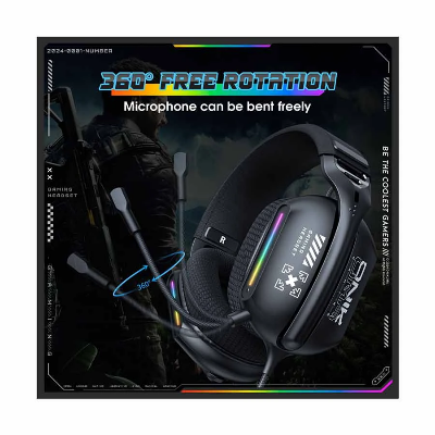 Picture of ONIKUMA X12 RGB Wired Black Gaming Headphone