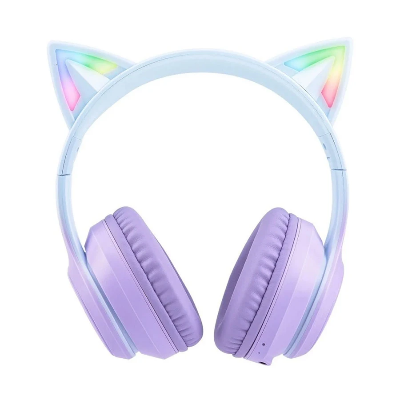 Picture of ONIKUMA B90 RGB Bluetooth Purple Gaming Headphone