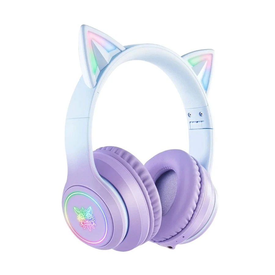 Picture of ONIKUMA B90 RGB Bluetooth Purple Gaming Headphone