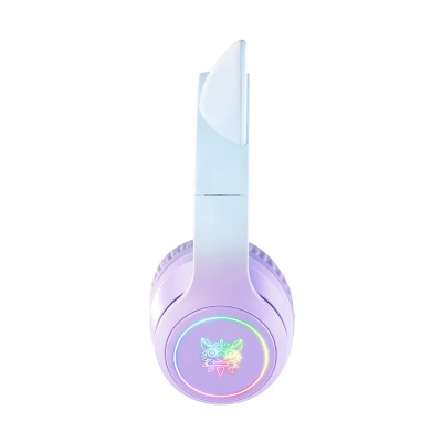 Picture of ONIKUMA B90 RGB Bluetooth Purple Gaming Headphone