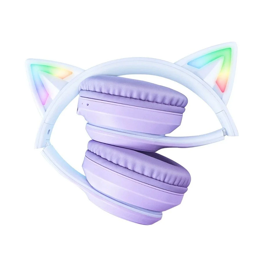 Picture of ONIKUMA B90 RGB Bluetooth Purple Gaming Headphone
