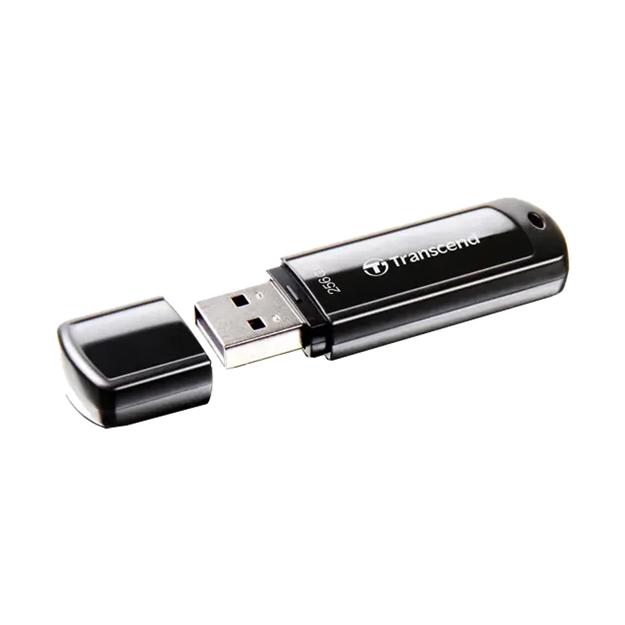 Picture of Transcend JetFlash 700/730 256GB USB 3.1 Gen 1 Black Pen Drive #TS256GJF700