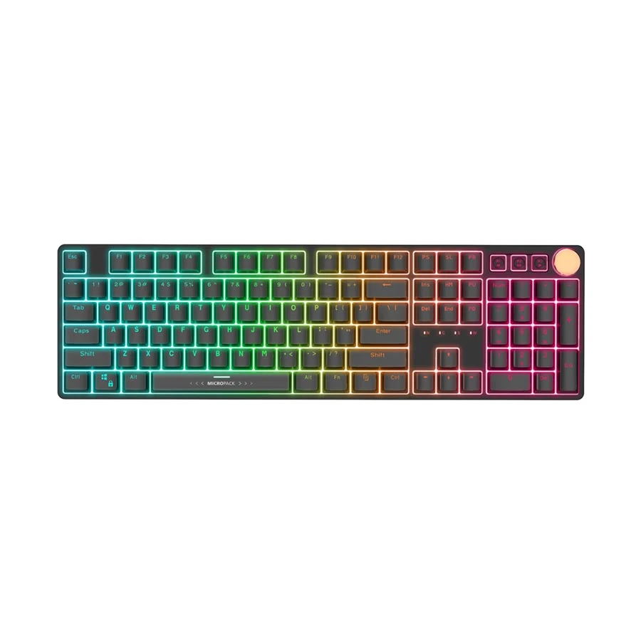 Picture of Micropack GK-30 ARES RGB Mechanical (Blue Switch) Wired Black Gaming Keyboard