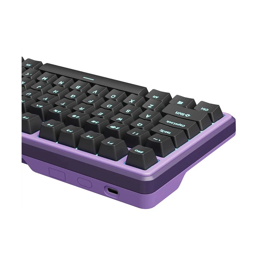 Picture of Royal Kludge RK X87 Wired (Creamy Switch) Blackberry Mousse Mechanical Gaming Keyboard