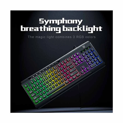Picture of ONIKUMA TZ5006 Black USB Wired Gaming Keyboard, Mouse, Mouse Pad, Headphone & Headphone Stand Combo