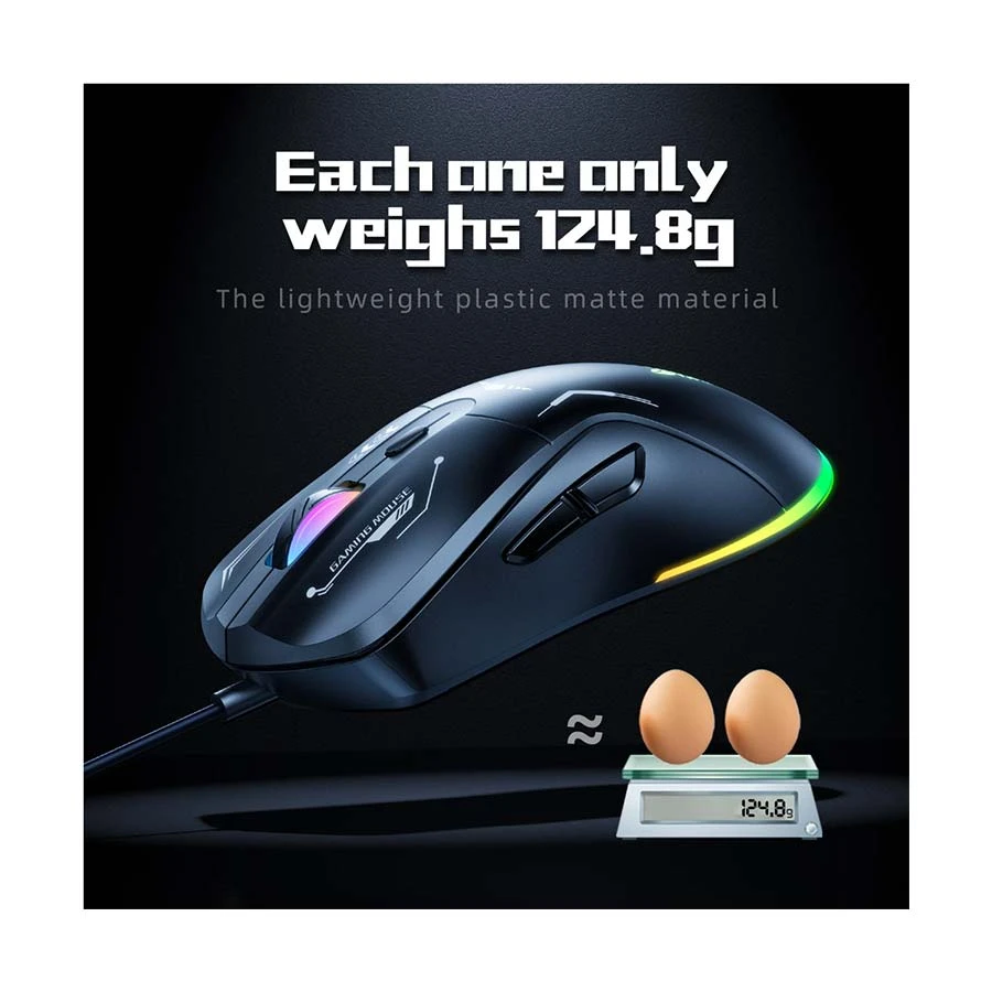 Picture of ONIKUMA TZ5006 Black USB Wired Gaming Keyboard, Mouse, Mouse Pad, Headphone & Headphone Stand Combo