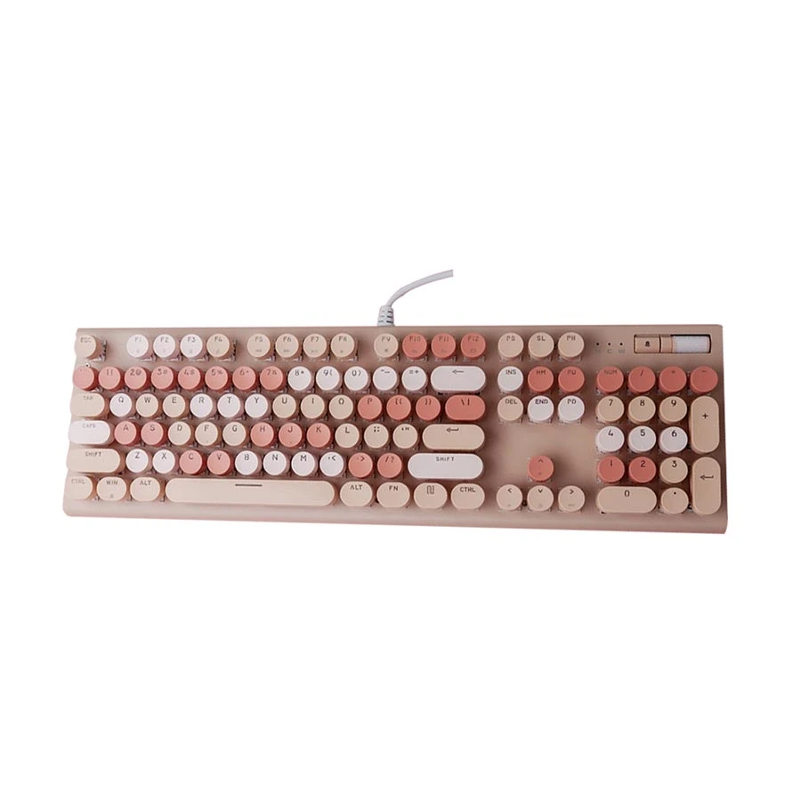 Picture of GEEZER G5 Milk Tea Mixed (Cherry Red Switch) Wired Mechanical Gaming keyboard