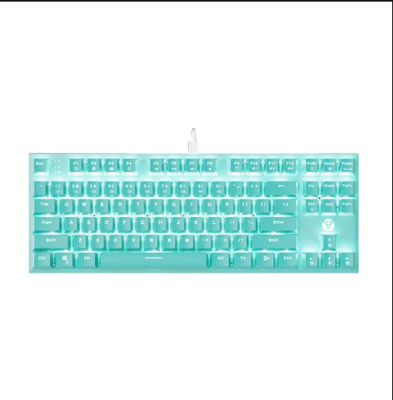 Picture of Fantech MAXFIT87 MK856 Mint Edition RGB Mechanical Mint Wired Detachable Gaming Keyboard