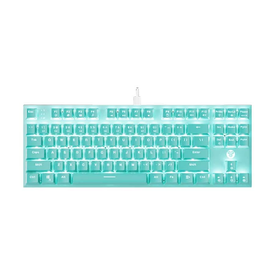 Picture of Fantech MAXFIT87 MK856 Mint Edition RGB Mechanical Mint Wired Detachable Gaming Keyboard