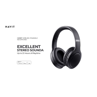 Picture of Havit H633BT Foldable Black Bluetooth Headphone