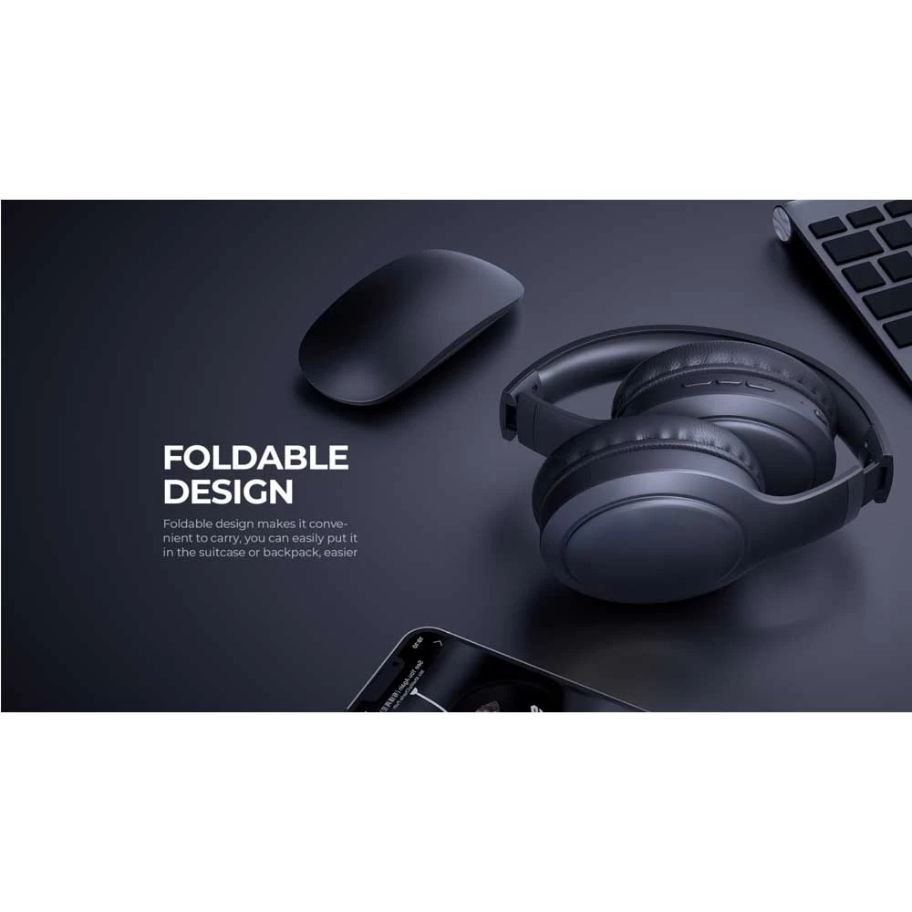 Picture of Havit H633BT Foldable Black Bluetooth Headphone