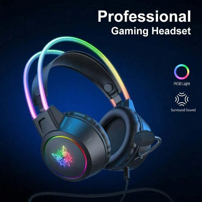 Picture of ONIKUMA X15 Pro RGB Wired Black Professional Gaming Headphone