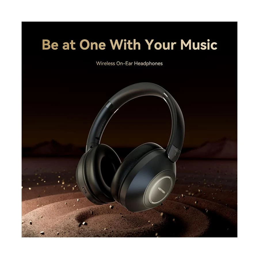 Picture of Vention SoundMate S11 Bluetooth Over-Ear Black Headphone