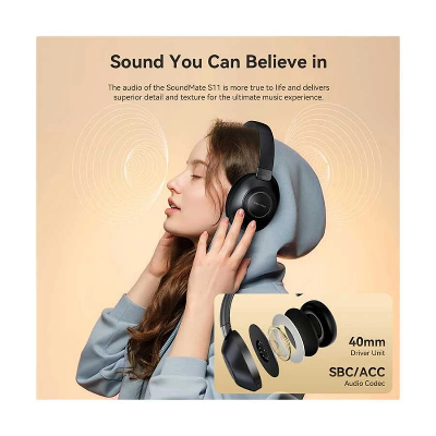 Picture of Vention SoundMate S11 Bluetooth Over-Ear Black Headphone