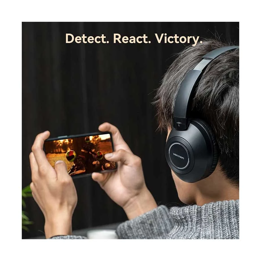 Picture of Vention SoundMate S11 Bluetooth Over-Ear Black Headphone