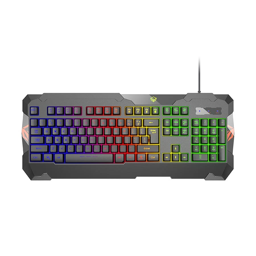 Picture of Meetion MT-C505 Black-Orange USB Wired Gaming Keyboard, Mouse, Mouse Pad & Headphone Combo