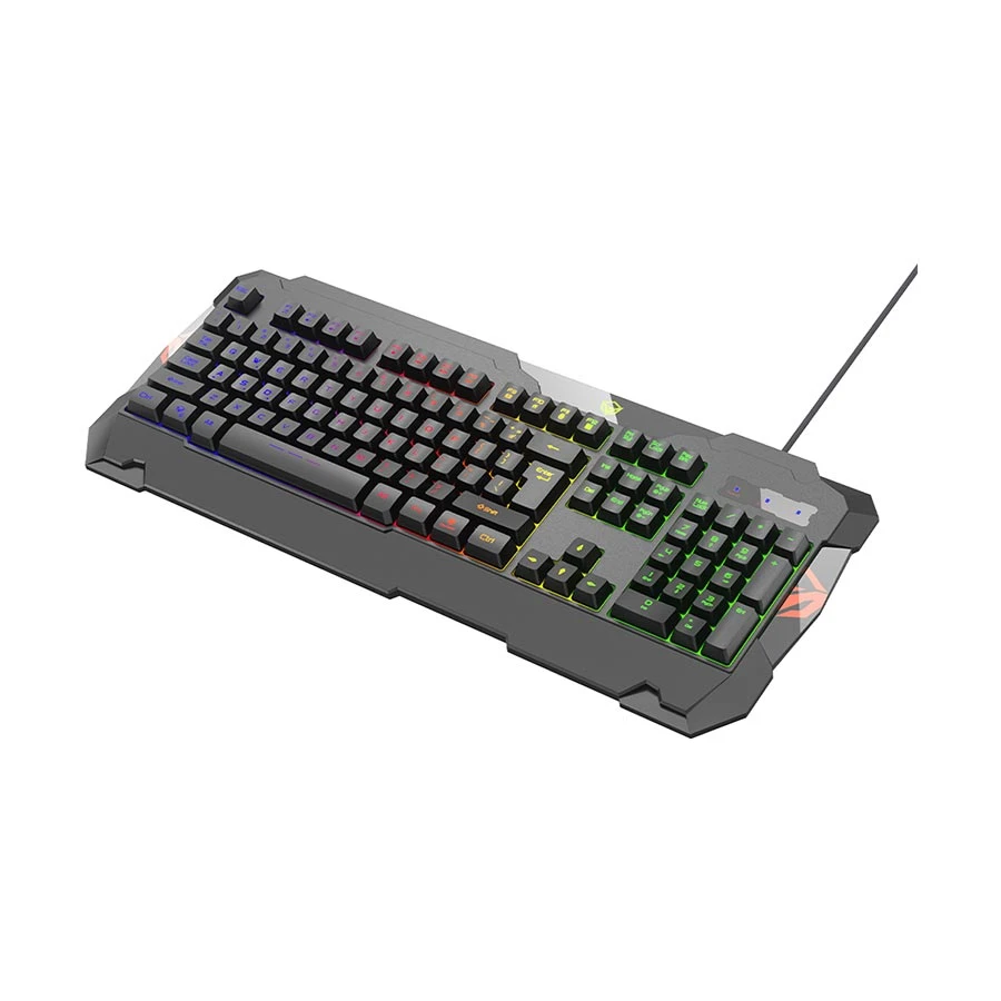 Picture of Meetion MT-C505 Black-Orange USB Wired Gaming Keyboard, Mouse, Mouse Pad & Headphone Combo