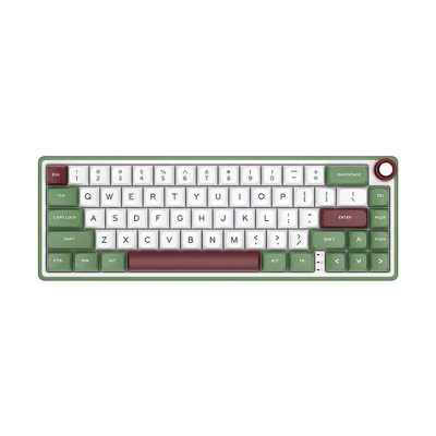 Picture of Royal Kludge RK R65 Wired RGB Hot Swap (Chartreuse Switch) Greensand Mechanical Gaming Keyboard