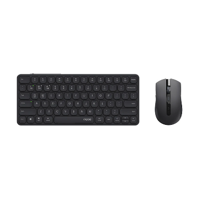 Picture of Rapoo 9050S (Dual Mode) White Ultra-slim Keyboard & Mouse Combo