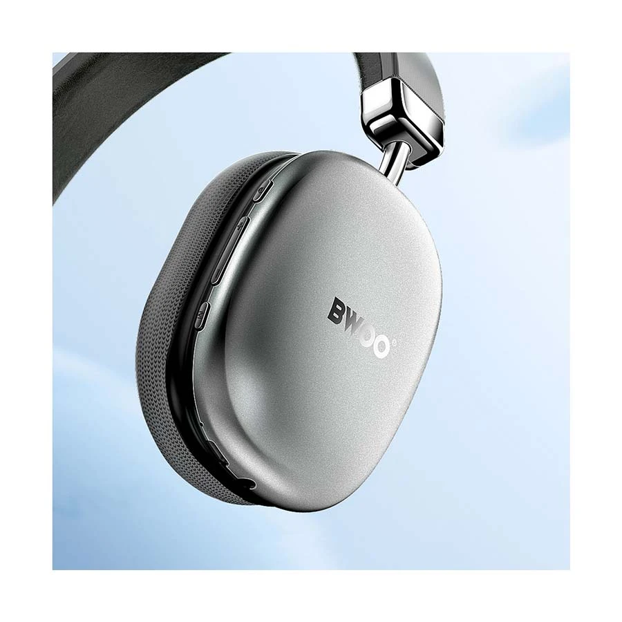 Picture of BWOO BO-BW585 Over Ear Bluetooth Grey Noise Cancelling Gaming Headphone