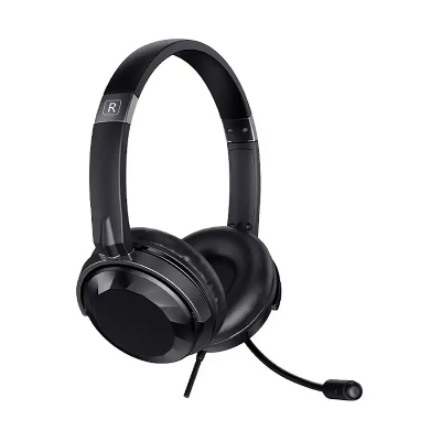Picture of Havit H217D Wired Black Stereo Headphone with Microphone