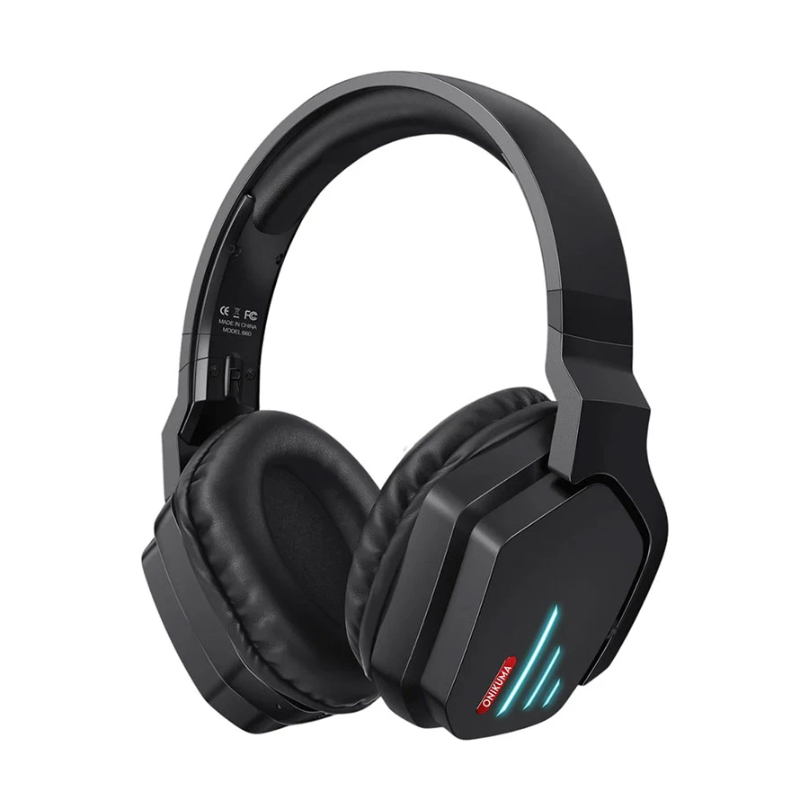 Picture of ONIKUMA B60 Bluetooth LED Black Gaming Headphone