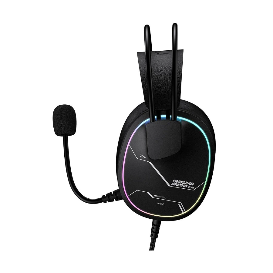 Picture of Onikuma X91 RGB Wired Black Over-Ear Gaming Headphone